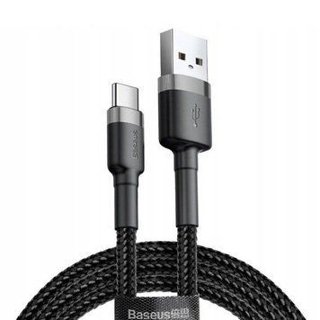 Кабель Baseus Cafule Type-C Cable 2A (2m) (CATKLF-C) 31872 фото