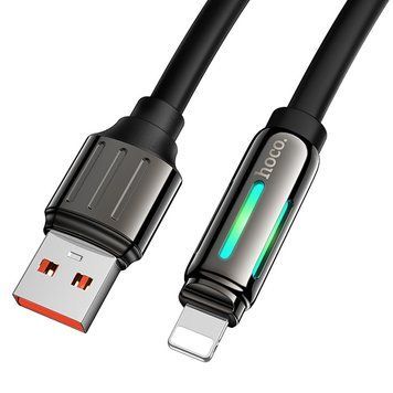 Кабель Hoco U136 Prize USB to Lightning 2.4A (1.2m) 74181 фото
