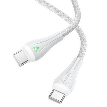 Кабель Borofone BX100 Advantage 60W Type-C to Type-C (1m) 67644 фото