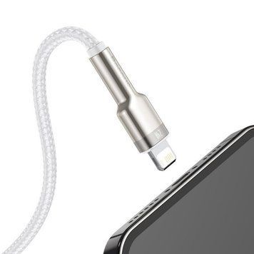 Кабель Baseus Cafule Series Metal USB to Lightning 2.4A (1m) (CALJK-A0) 74776 фото