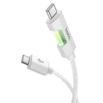 Кабель Hoco U123 Regent colorful 60W Type-C to Type-C (1.2m) 69114 фото