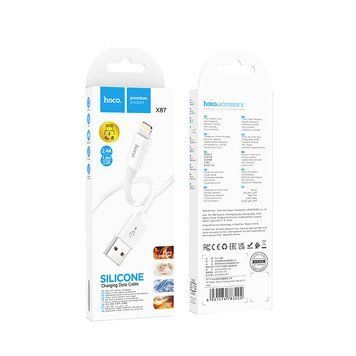 Кабель Hoco X87 Magic silicone USB to Lightning (1m) 77114 фото