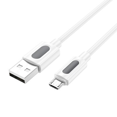 Дата кабель Borofone BX114 Structure USB to MicroUSB 2.4A (1m)