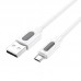 Дата кабель Borofone BX114 Structure USB to MicroUSB 2.4A (1m)