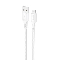 Дата кабель Borofone BX116 Certain USB to MicroUSB 2.4A (1m)