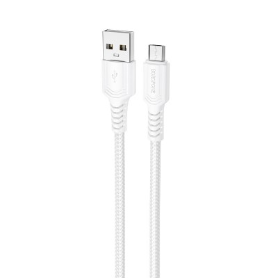 Дата кабель Borofone BX116 Certain USB to MicroUSB 2.4A (1m)