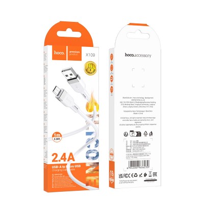 Дата кабель Hoco X109 Energy silicone USB to MicroUSB (1m)