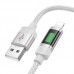 Дата кабель Hoco U126 Lantern 2.4A USB to Lightning (1.2m)