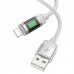 Дата кабель Hoco U126 Lantern 2.4A USB to Lightning (1.2m)