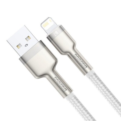 Дата кабель Baseus Cafule Series Metal USB to Lightning 2.4A (1m) (CALJK-A0)