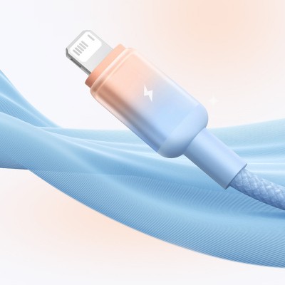 Дата кабель Baseus Discolor Series Fast Charging USB to Lightning 2.4A (1m) (P10374900)