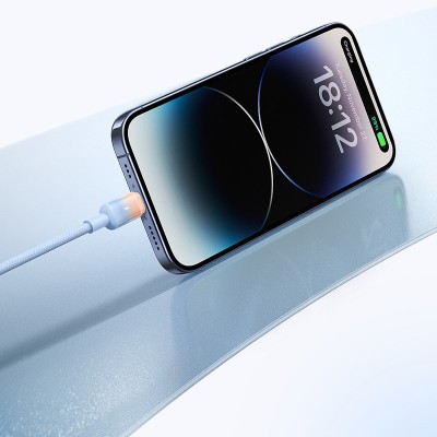 Дата кабель Baseus Discolor Series Fast Charging USB to Lightning 2.4A (1m) (P10374900)