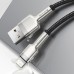 Дата кабель Baseus Cafule Series Metal USB to Lightning 2.4A (2m) (CALJK-B0)