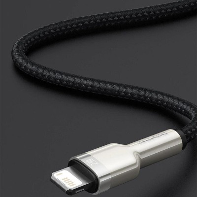 Дата кабель Baseus Cafule Series Metal USB to Lightning 2.4A (2m) (CALJK-B0)