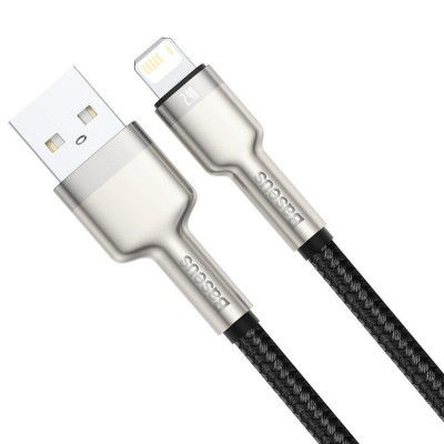 Дата кабель Baseus Cafule Series Metal USB to Lightning 2.4A (2m) (CALJK-B0)
