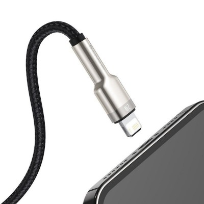 Дата кабель Baseus Cafule Series Metal USB to Lightning 2.4A (2m) (CALJK-B0)