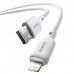 Дата кабель Baseus Silky Series OS Fast Charging USB to Lightning 2.4A (1m) (P1037770)