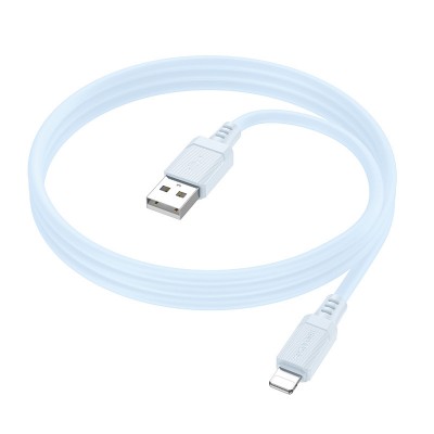 Дата кабель Borofone BX115 Lotto USB to Lightning 2.4A (1m)