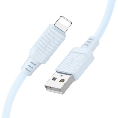 Дата кабель Borofone BX115 Lotto USB to Lightning 2.4A (1m)