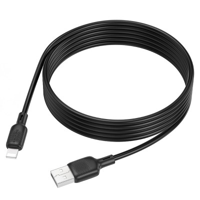 Дата кабель Borofone BX113 Lenny USB to Lightning 2.4A (2m)