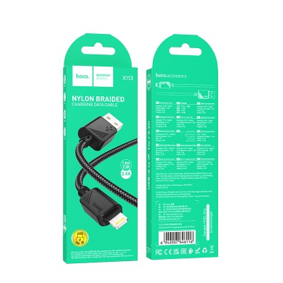 Дата кабель Hoco X113 Beneficio USB to Lightning (1m)