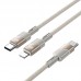 Дата кабель Hoco U139 Type-C to Lightning/Type-C 100W (1.2m)