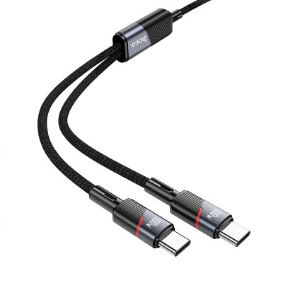 Дата кабель Hoco U139 Type-C to Type-C/Type-C 100W (1.2m)