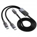 Дата кабель Hoco U139 Type-C to Type-C/Type-C 100W (1.2m)