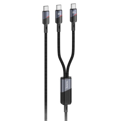 Дата кабель Hoco U139 Type-C to Type-C/Type-C 100W (1.2m)