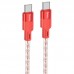 Дата кабель Hoco X99 Crystal Junction Type-C to Type-C 60W (1m)