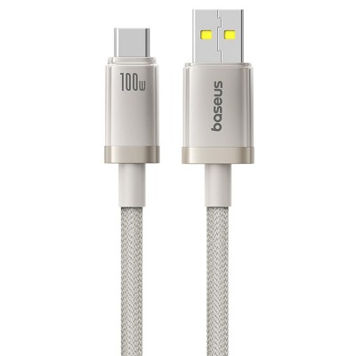 Дата кабель Baseus Titanium Alloy Fast Charging USB to Type-C 100W (1m) (P10378102)