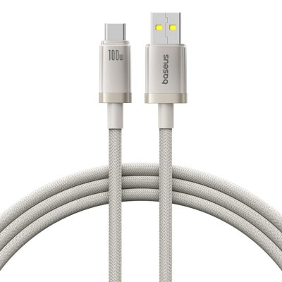 Дата кабель Baseus Titanium Alloy Fast Charging USB to Type-C 100W (1m) (P10378102)