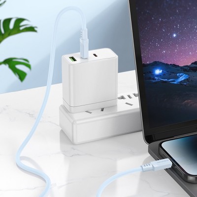 Дата кабель Borofone BX115 Lotto USB to Type-C 3A (1m)