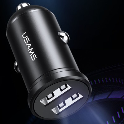АЗУ Usams US-CC114 C20 Mini 2.4A (2USB-A)