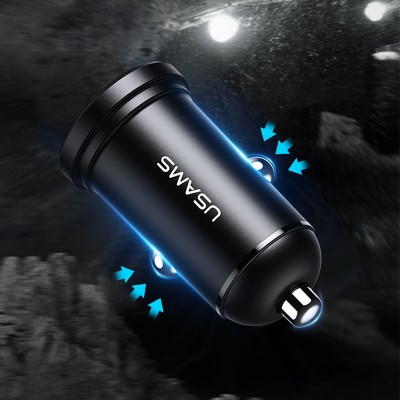 АЗУ Usams US-CC114 C20 Mini 2.4A (2USB-A)