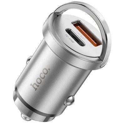 АЗУ Hoco NZ10 Handy PD45W+QC3.0 (1USB-A/1C) + кабель Type-C to Lightning