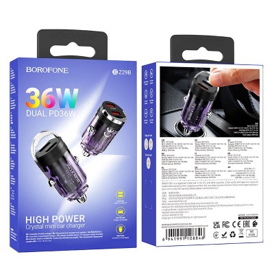 АЗУ Borofone BZ29B Outstanding PD36W (2USB-C)