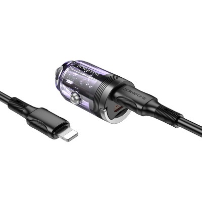 АЗУ Borofone BZ29B Outstanding PD36W (2USB-C) + кабель Type-C to Lightning