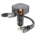 АЗУ Hoco NZ13 Clever PD30W + выдвижные кабеля Type-C and Lightning