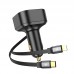 АЗУ Hoco NZ13 Clever PD30W + выдвижные кабеля Type-C and Lightning