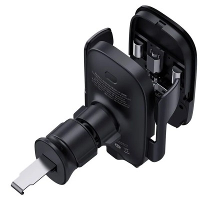 Автодержатель с БЗУ Baseus Milky Way Pro Wireless Charging Electric Car Mount 15W (C40357000111-0)