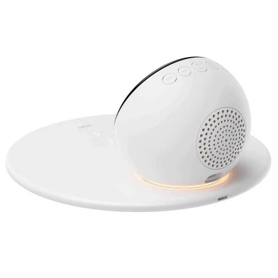 БЗУ WIWU Wi-W017 15W Wireless Charger+Digital Alarm+Bluetooth Speaker