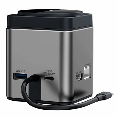 БЗУ + HUB WIWU Wi-W025 Cube 9in1 USB-C