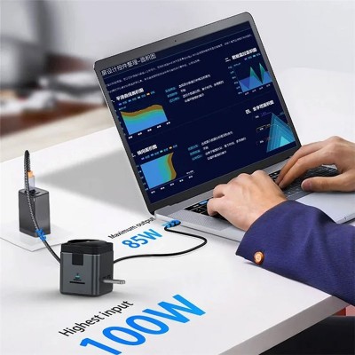 БЗУ + HUB WIWU Wi-W025 Cube 9in1 USB-C