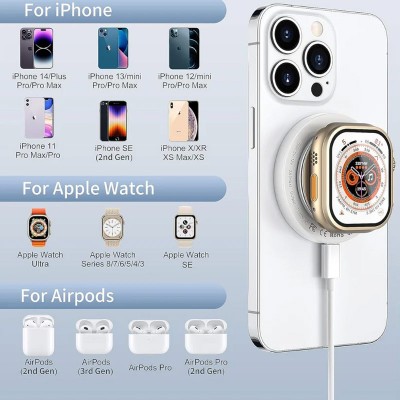 БЗУ WIWU Wi-W027 3 in 1 wireless charger