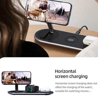 БЗУ Acefast E19 Qi2 desktop 3-in-1