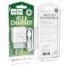СЗУ Hoco C72Q Glorious QC3.0 18W (1USB-A) + кабель USB to Type-C
