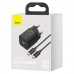 СЗУ Baseus Super Si Quick Charger 25W (1USB-C) + кабель Type-C to Type-C (TZCCSUP-L)