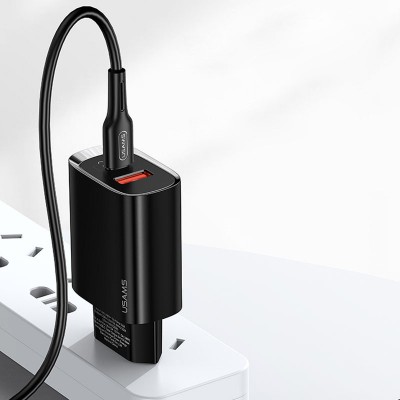 СЗУ Usams US-CC121 T35 QC3.0 + PD3.0 20W (1USB-A/1C)