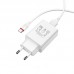 СЗУ Borofone BA21A Long journey QC3.0 3A (1USB-A) + кабель USB to Type-C